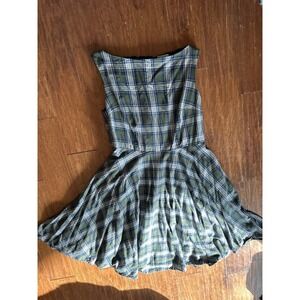 Magnolia Place 3XL Plus Size Plaid Print Sleeveless  grunge 90s y2k‎